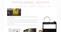 Desktop Screenshot of biografiahumana.org