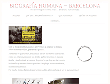 Tablet Screenshot of biografiahumana.org